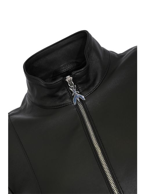 Giacca biker in pelle con inserti in maglia Patrizia Pepe | CO0001 L1HZK103